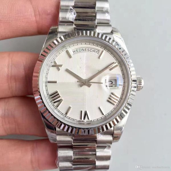 

2018 classic style luxury men's sports watch 228206 Series 40MM white Roman numerals dial Sapphire 2813 high-quality movement watch