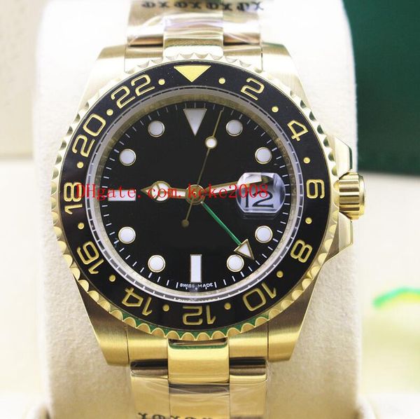 

8 color excellent wristwatches 40mm gmt 116710 116713 116718 116619 18k gold & steel asia 2813 movement mechanical automatic mens watches, Slivery;brown