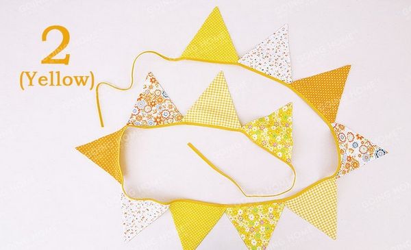 

wholesale-diy colorful handmade fabric flags bunting,party decoration,banner home decoration party supplies event home decor ing