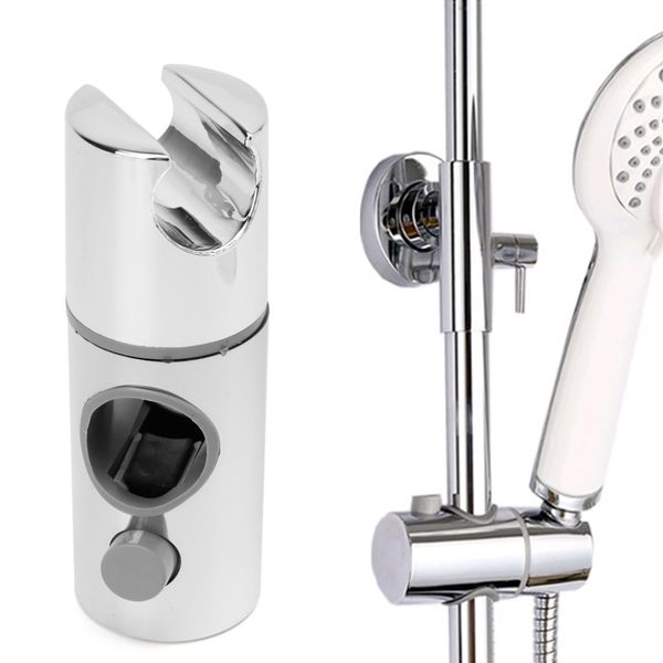 

new chrome plated head hand held shower bracket holder for bathroom slide bar