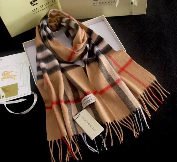 

winter designer cashmere scarf brand luxury classic check scarfs women and men pashmina designer shawls and scarves 180*32cm, Blue;gray