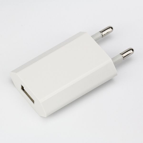 

good quality 4th fourth generation high foot flat white full 1a oem eu us ac plug usb power home wall charger adapter