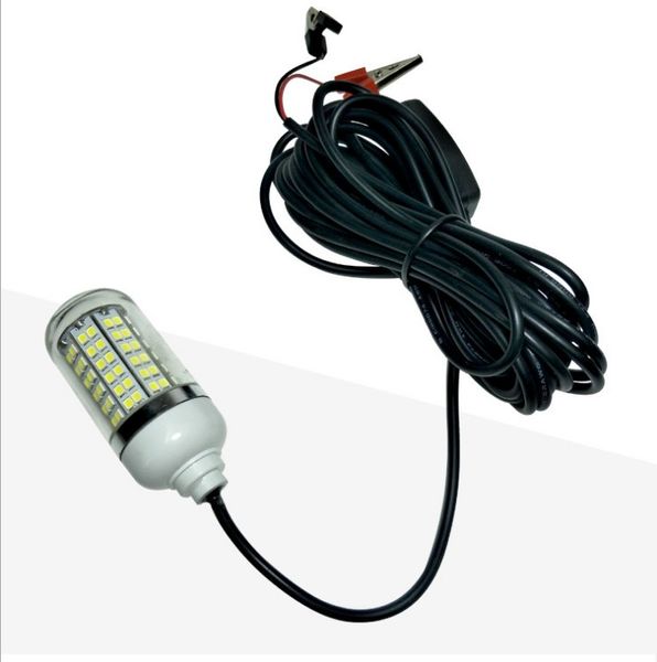 12V 15W 108 * 2835 SMD LED подводный светодиодный свет для рыбалки привлекает ночник для Рыб с шнуром 5m GL