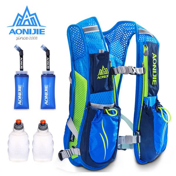 

AONIJIE Running Marathon Hydration Nylon 5.5L Outdoor Running Bags Hiking Backpack Vest Marathon Cycling Backpack