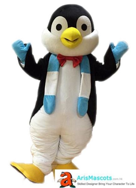 

penguin mascot costume custom made mascots for christmas holiday team mascot custom mascots bird deguisement mascotte, Red;yellow