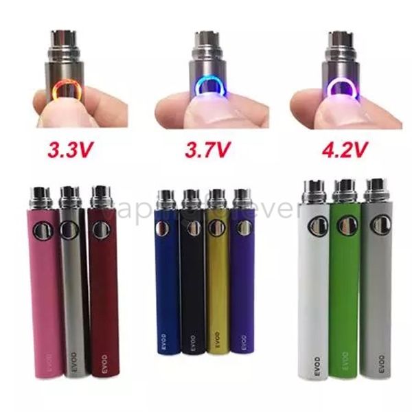 

EVOD переменное напряжение батареи 650mAh 900mAh 1100mAh evod twist Ego ecig батареи для MT3 CE4 ce5 атомайзер