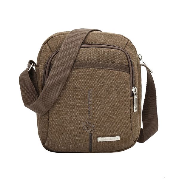 

casual men canvas multi-function travel shoulder crossbody bag handbag