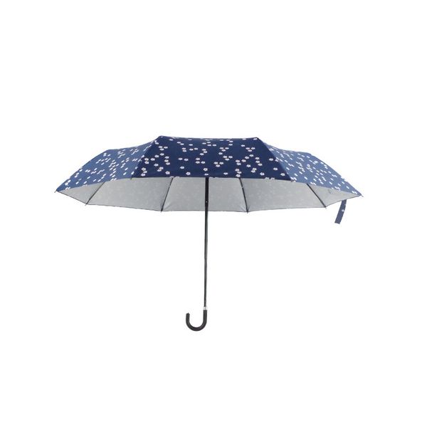 

folding umbrella change colour coloured tidbit/silver colloid printed banana sunny and rainy day ultraviolet-proof
