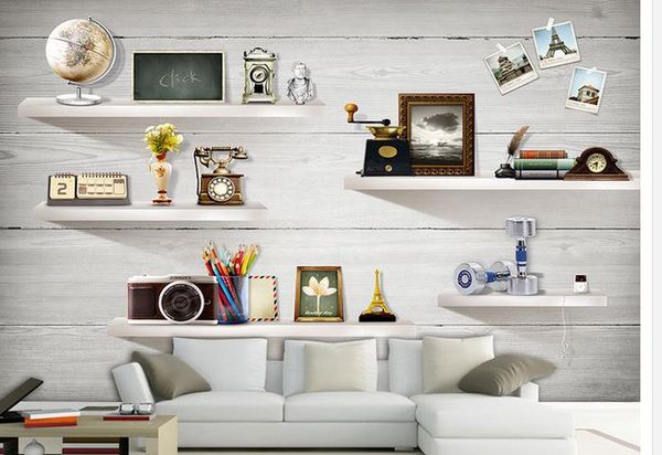 Benutzerdefinierte Wandtapete jeder Größe 3D-Wandtrennwand Bücherregal TV-Hintergrundwand dekorative Malerei Tapete Wandmalerei für Wohnzimmer