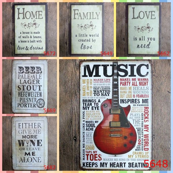 2019 Life Is Good Beach Music 20 30cm Metal Tin Signs Bedroom Wall