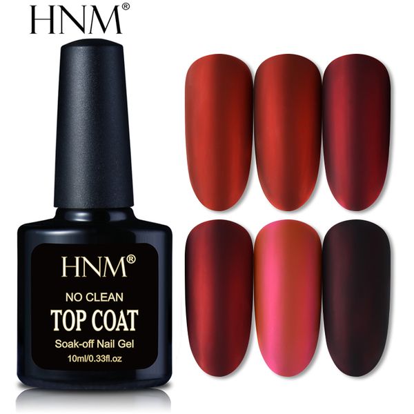 

hnm 10ml matt coat gel nail polish nail art uv soak-off long lasting no wipe color manicure lacquer varnish, Red;pink