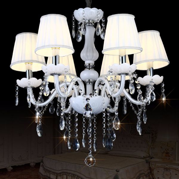 Nouveau Lustre Moderne Led Lustre En Cristal Éclairage Plafond Lustres Lampadario Lumière Candelabro Hanglamp Lamparas Luminaire Lampen