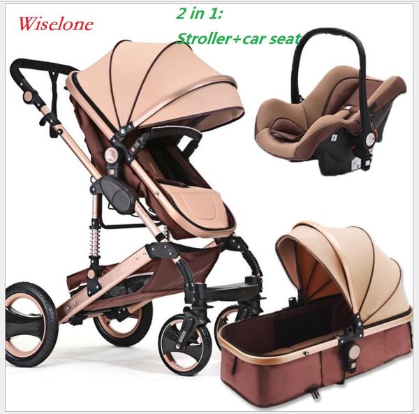 

high landscape pram portable folding pram