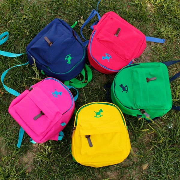 

fashion new toddler backpack anti-lost rucksack kids children cartoon kindergarten school shoulder bag for boys girls 5 colors