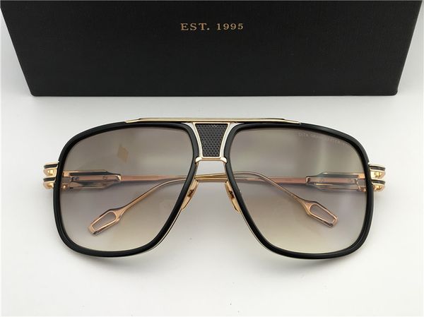 

de black new gold/brown mens/woman gafas with sol titanium vintage dnum180721-17 sunglasses box sunglasses glasses mvcci, White;black