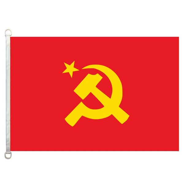 

urss logo central flag,90*150cm ,100% polyester, banner,digital printing