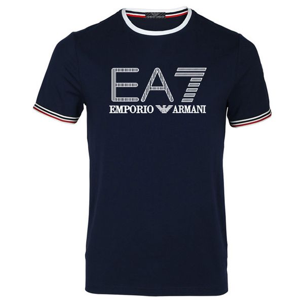 

высочайшее качество дизайнер aj футболки для мужчин печать письмо ea777 футболка одежда хлопок марка с коротким рукавом хип-хоп футболка жен, White;black