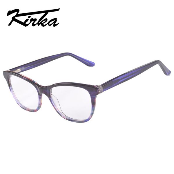 

kirka 2018 women's optical retro eye glasses frame spectacle frame fashion eyeglasses vintage with clear lens oculos, Silver