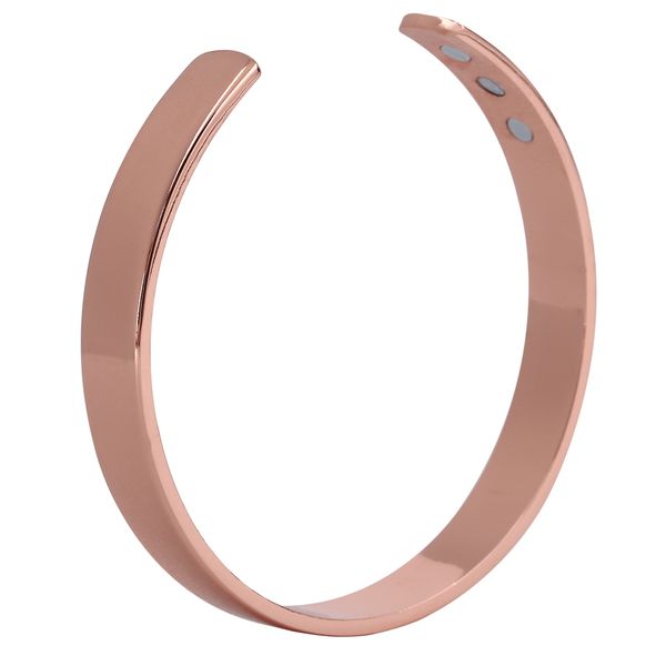 Unisex magnético pulseira pura energia de cobre saudável cuidado pulseira pulseira jóias aptidão pulseira para as mulheres presente