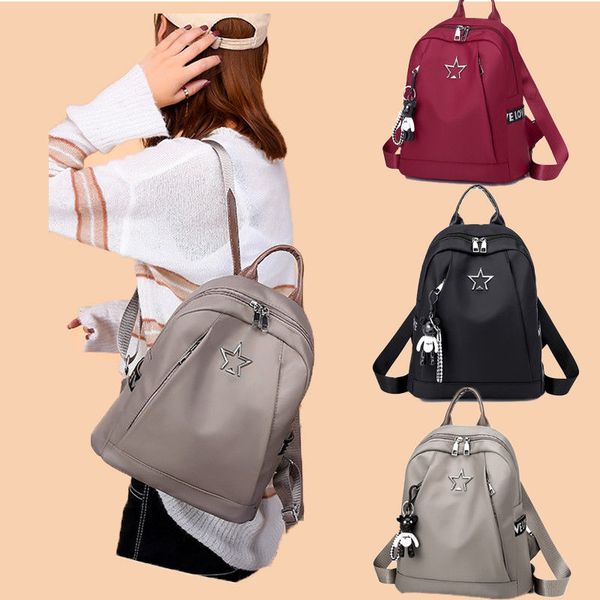 

new women lady nylon backpack handbag girls shoulder travel school bag rucksack