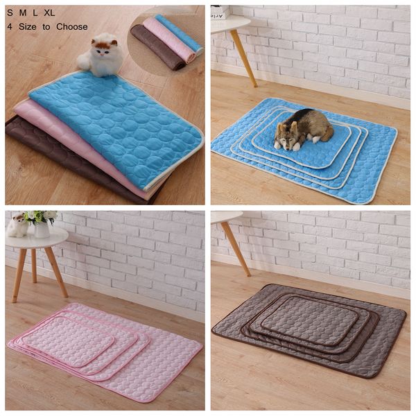 2019 Pet Dog Cat Summer Cooling Mat Car Seat Sofa Floor Mats Cold