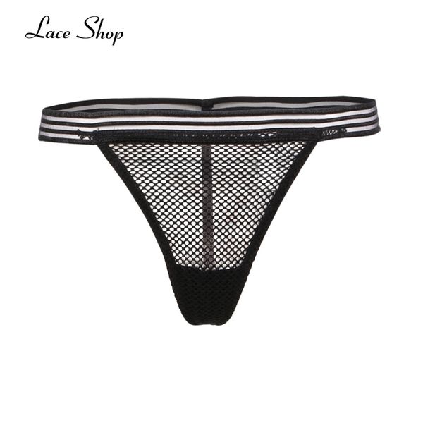 

laceshop black panties women lace adjustable straps semi-sheer mesh underwears low waist breathable soft briefs knicker, Black;white