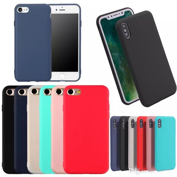 

candy противоударный матовый мягкий силиконовый чехол для телефона tpu fundas coque для iphone 11 pro x xs max xr 7 8 6s plus samsung s8 s9
