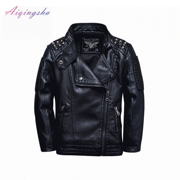 

children's clothing autumn winter pu leather coat kids windbreaker for boys infant trench coat leather outfits baby outerwear, Camo