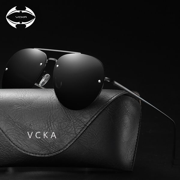

vcka 2017 pilot sunglasses women polarized uv400 sunglass mirror sun glasses brand designer pink lens with original, White;black