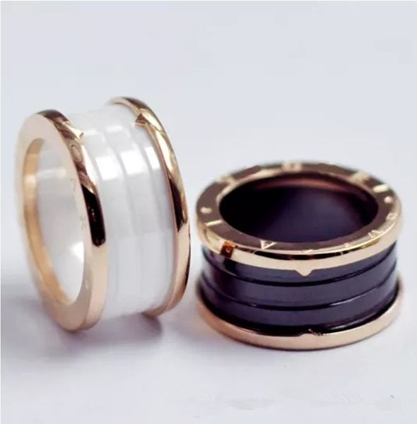 

Черный белый керамический мутовки кольца розовое золото серебро металлические ц