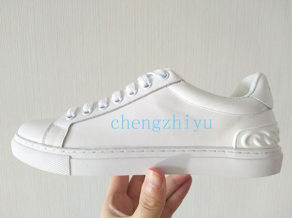 

2018 new luxury leather ca ual hoe women de igner neaker men hoe genuine leather fa hion mixed color original box ize 35 44 with box
