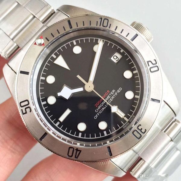 

Роскошные часы 79730 с автоматическим механизмом из нержавеющей стали черный цифер