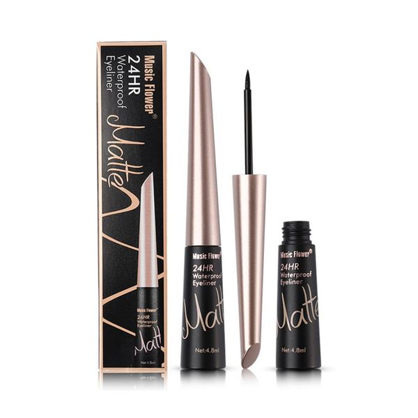 

waterproof liquid eyeliner pencil long-lasting matte eye liner delineador black eyelid quick-dry makeup cosmetic eye liner