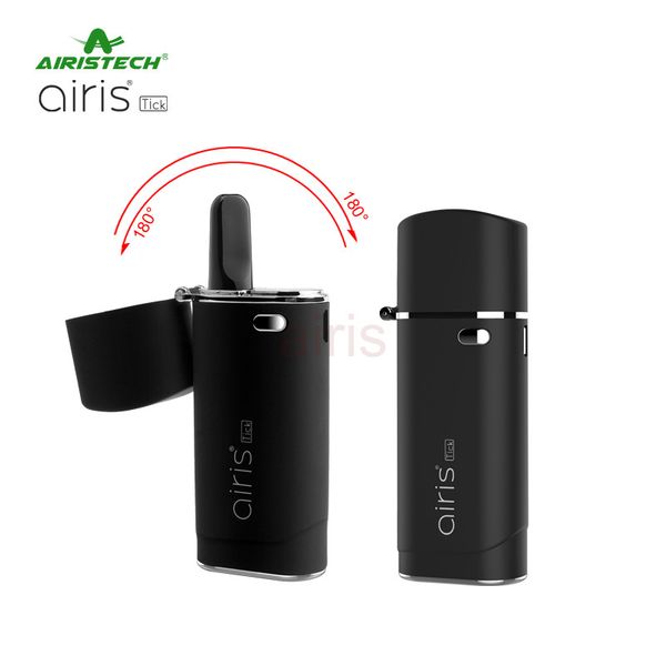

Оригинального Airis Tick 650mAh Комплекты Vape Модификация Напряжение VV ​​батарея с магнитной связью Подходит Толстый масляный бак 510 Thread атомайзер картридж