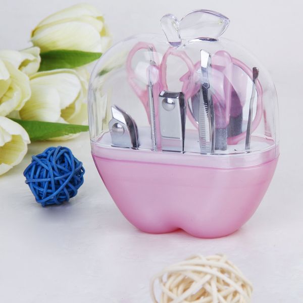 

9 pieces manicure se gift party wedding gifts travel -pink