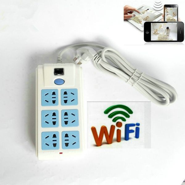 HD 1080P wifi P2P Hidden SPY mini camera power Sockets Video Recorder DVR Cam