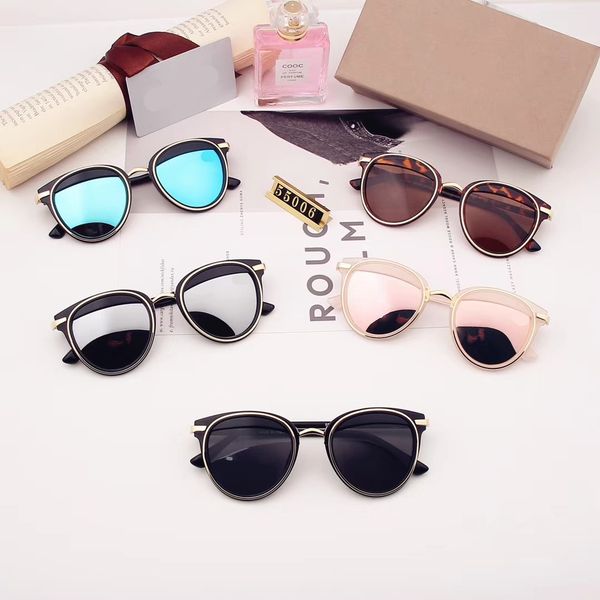 

55006 sunglasses women men oval summer shade glasses full frame uv400 protection popular sunglasses new, White;black