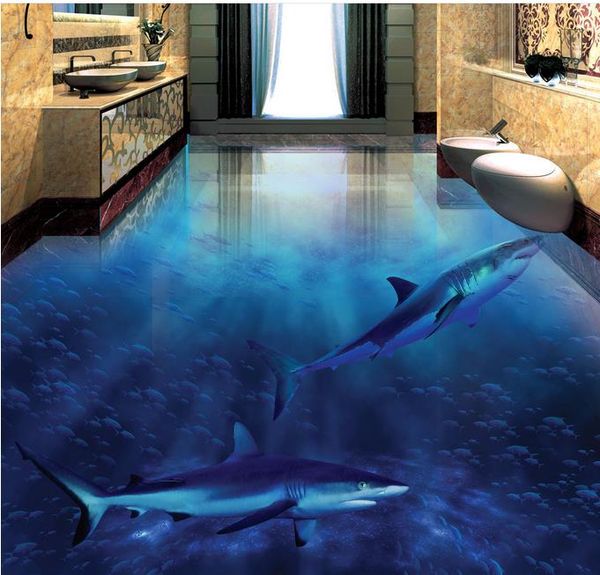 

3d наклейки плитка харк подводный мир стерео ванной комнаты tiletopainting