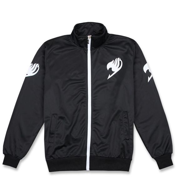 

fairy tail sweater coat cosplay costume, Black