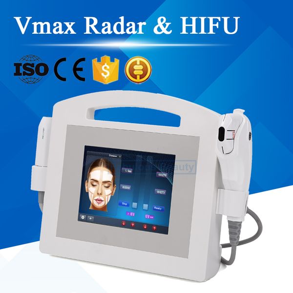 

новейший 2in1 vmax радар hifu машина медицинского сорта hifu высокоинтенсивный сфокусированный ультразвуковой hifu лифтинг лица машина удале, Black;white