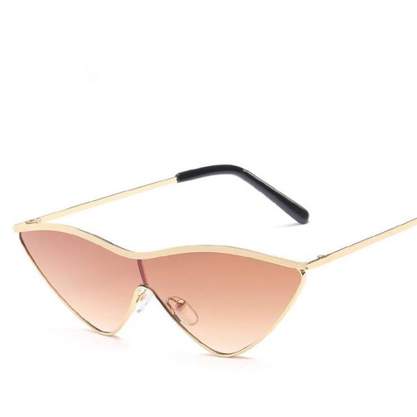 

new fashion sunglasses women & men sun glasses anti-uv spectacles conjoined triangle eyeglasses goggle for shopping driving travel eyewear, White;black
