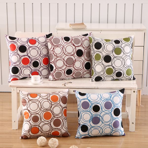18inch Home Garden Outdoor Patio Square Geometry Pillow Case