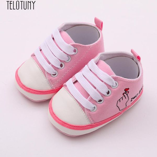 

telotuny infant first walkers kid shoes kids girls baby first walker shoes heart print soft sole sneakers z1004