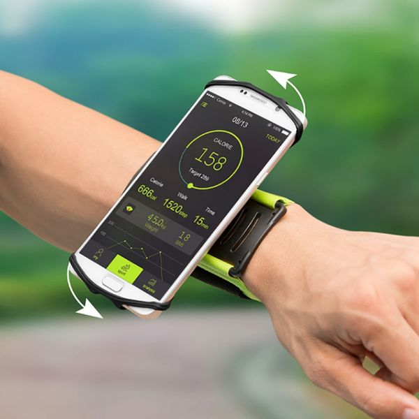 

3.5 inch ~6 inch 180 degree rotatable running phone armband sweat-proof wristband for running cycling gym jogging for phones