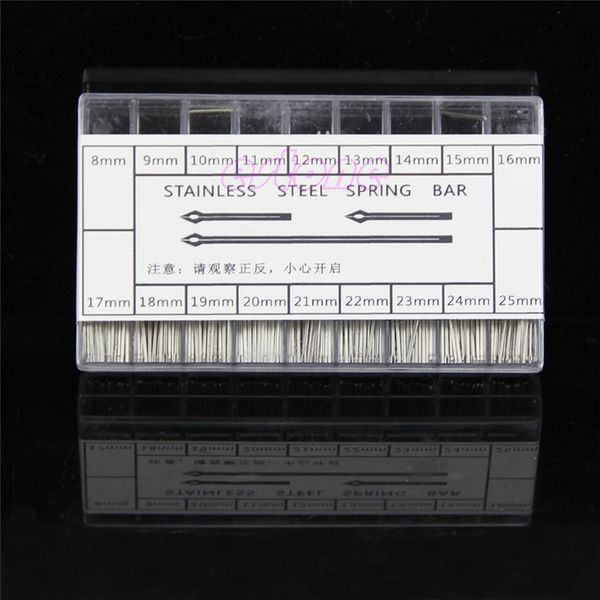 

8-25mm 360pcs stainless steel watchmaker watch band link spring bar tool set