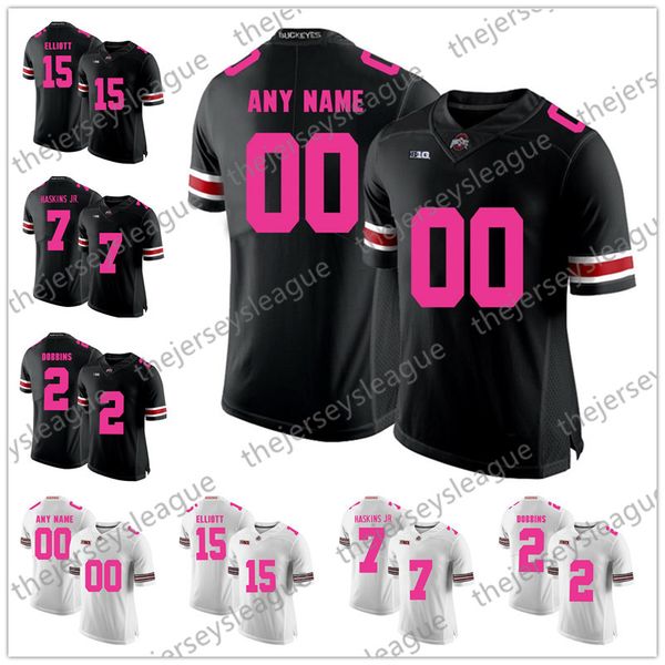 

custom ohio state buckeyes mother days pink white black red stitched any name any number dobbins ncaa college football jerseys s-3xl