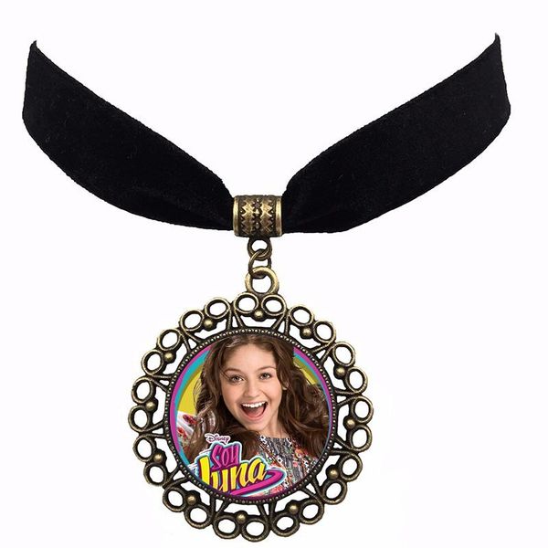

whole sale4 cm ultra wide chiffon flannel necklaces women's lace chocker super pop singer soy pandent necklace, Golden;silver