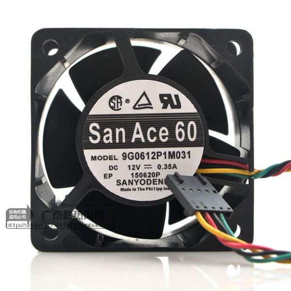 

sanyo 6038 6cm 0.35a 9g0612p1m031 dual ball mute fan