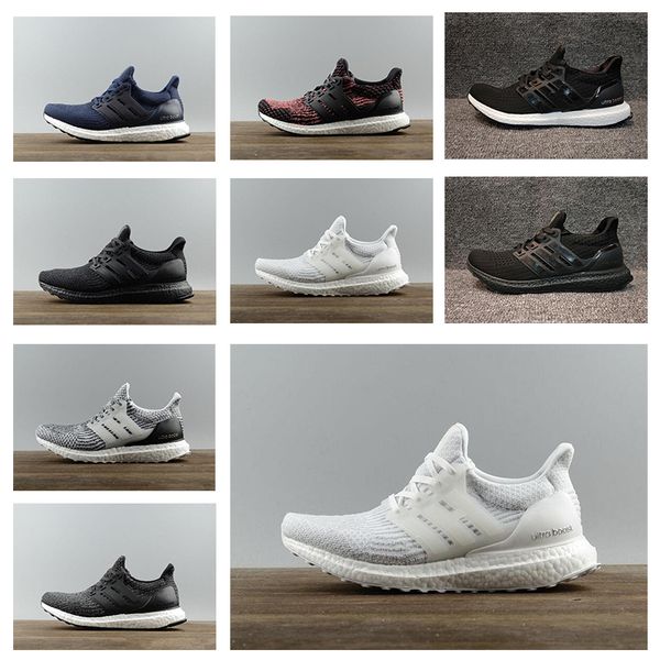 

дешево 3.0 4.0 Кроссовки для мужчин Женщины высокого качества III Primeknit Runs black White Athletic