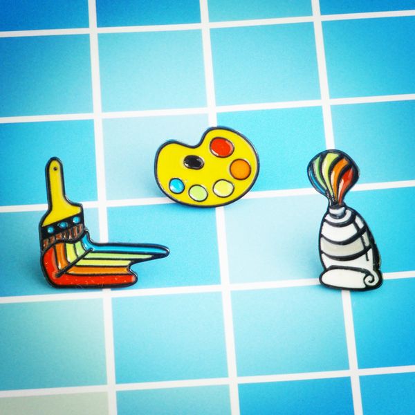 2020 Creative Painting Props Palette Paint Tube Brush Cartoon